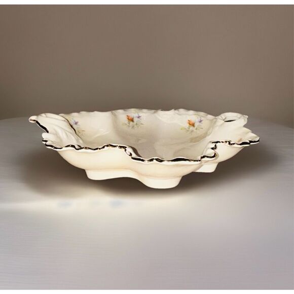 Vintage Hal Mar Serving Large Trinket Porcelain Dish - Picture 4 of 7